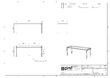 Châssis de table pour plateau 2000x800 – Image 3