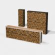 Porte-bûches sur mesure