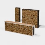 Porte-bûches sur mesure