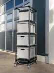 Chariot pour rangement de caisses sur mesure – Image 2