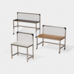 Etabli sur mesure avec plaque d'outillage