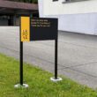 Plakatständer nach Mass - Customized structure for display panels