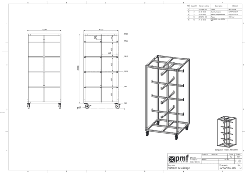 carrello - portacavi