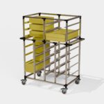 Chariot pour stockage de caisses