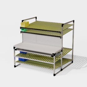 Etagère de stockage Kanban