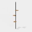Etagère style arbre à chats - starter pack 1 poteau