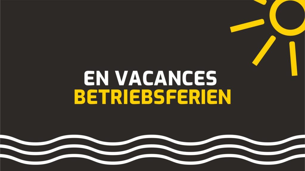 Vacances d'été PMF