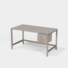Table de travail avec layette et tiroir triple