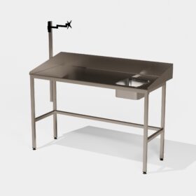 Etabli pour le nettoyage de composants mécaniques