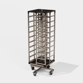 Chariot pour stockage de caisses