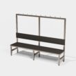 Banc pour vestiaire