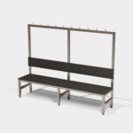 Banc pour vestiaire
