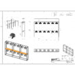 Etagère avec penderies multiples – Image 2