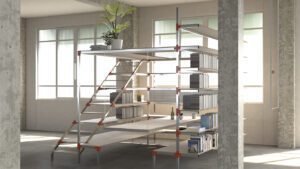 Interior Design - salle à manger bibliothèque